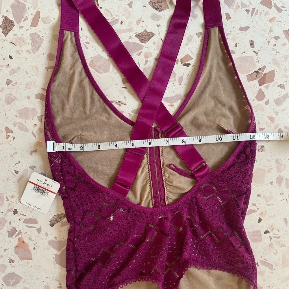 Free People Thank You Never Bodysuit NWT